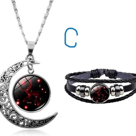 New 12 Zodiac Constellation Necklace & Constellations Beaded Hand Woven … - Picture 1 of 13